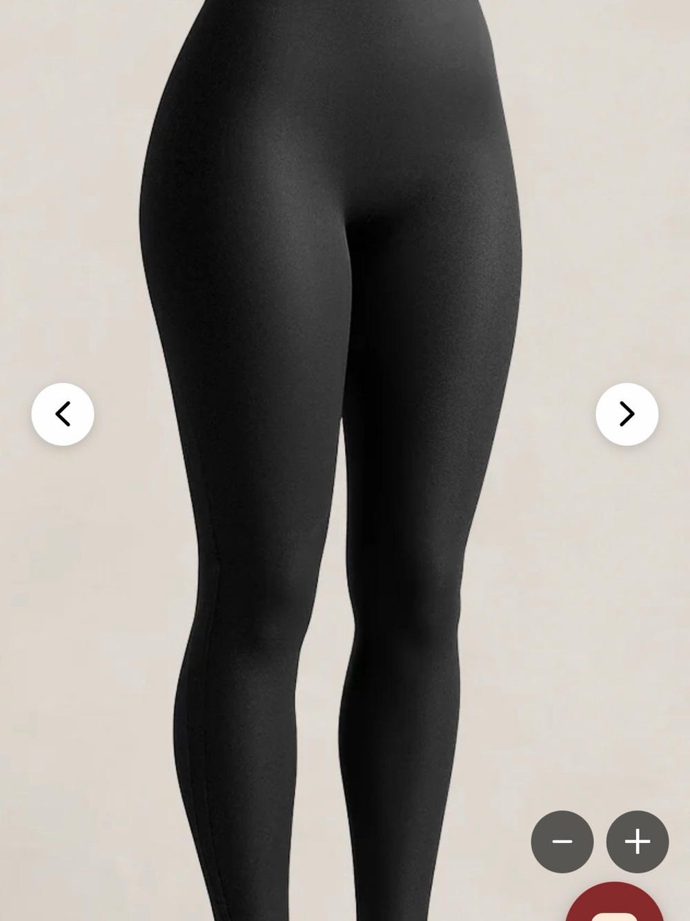Shapermint Essentials Black High Waisted Shaping Legging Medium 1042